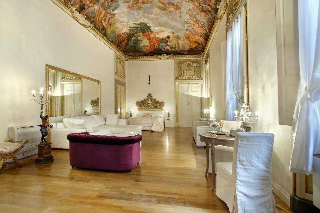 Palazzo Tolomei - Residenza D'Epoca Bed and Breakfast Florens Rum bild